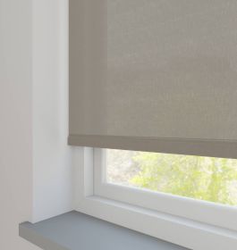 Voile Steel Grey Twist Roller Blind