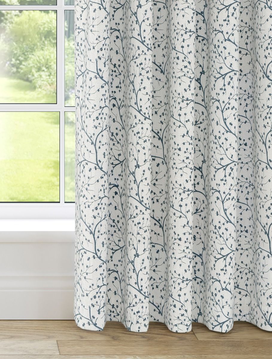 Bronte Cornflour Pencil Pleat Curtains Swift Direct Blinds