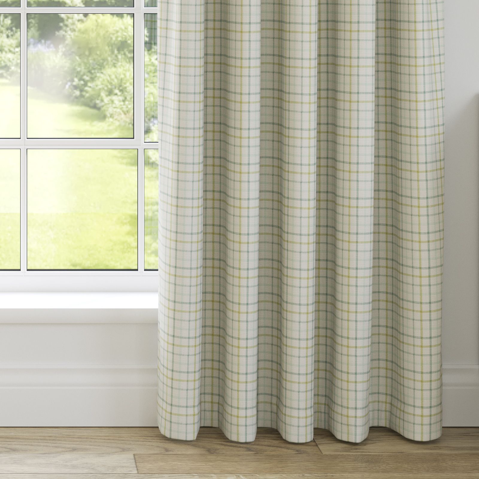 Brunswick Jade Eyelet Curtains Swift Direct Blinds