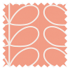 Orla Kiely Jumbo Linear Stem Bubblegum Roman Blinds