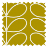 Orla Kiely Jumbo Linear Stem Seagrass Pencil Pleat Curtain