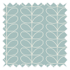 Orla Kiely Linear Stem Aqua Pencil Pleat Curtain