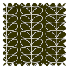 Orla Kiely Linear Stem Kelp Pencil Pleat Curtain