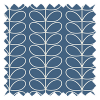 Orla Kiely Linear Stem Marine Pencil Pleat Curtain