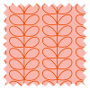 Orla Kiely Linear Stem Pink and Tomato Roman Blinds