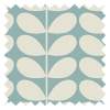 Orla Kiely Solid Stem Duckegg Roman Blinds