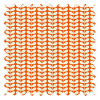Orla Kiely Tiny Stem Tomato Pencil Pleat Curtain