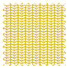 Orla Kiely Tiny Stem Yellow Pencil Pleat Curtain
