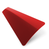Turin 25mm Metallic Red