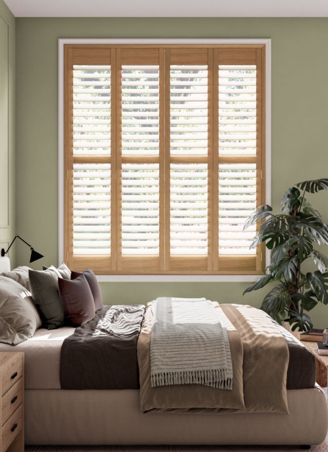 Natural Full Height Shutter