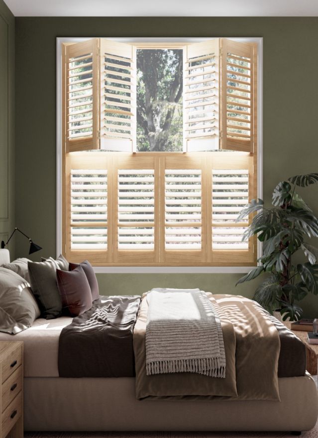 Natural Tier on Tier Shutter