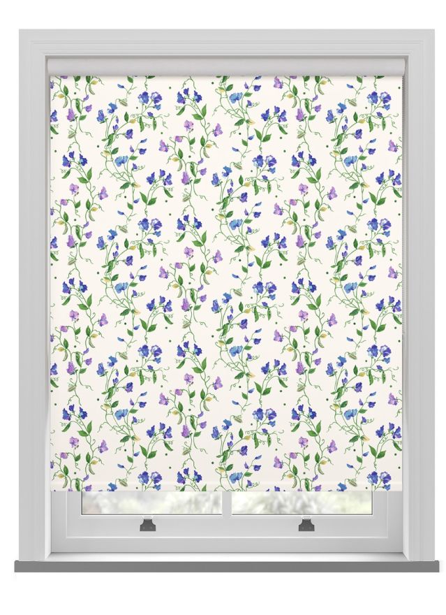 Cath Kidston Sweet Pea Purple Roller Blind