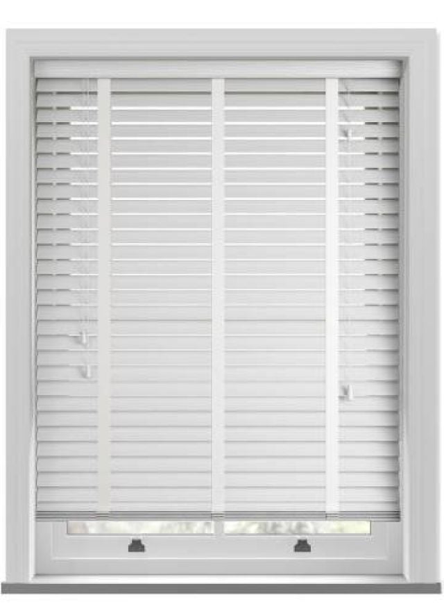 Deco Taped Grained True White