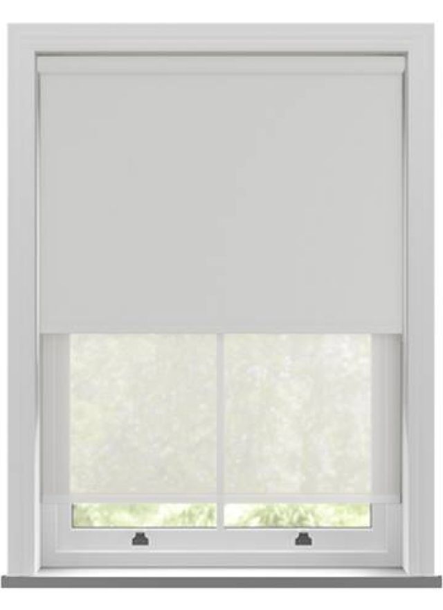 Como Bare and Nico Beige Double roller Blind