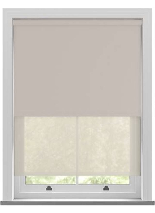 Como Harmony and Nico Beige Double roller Blind