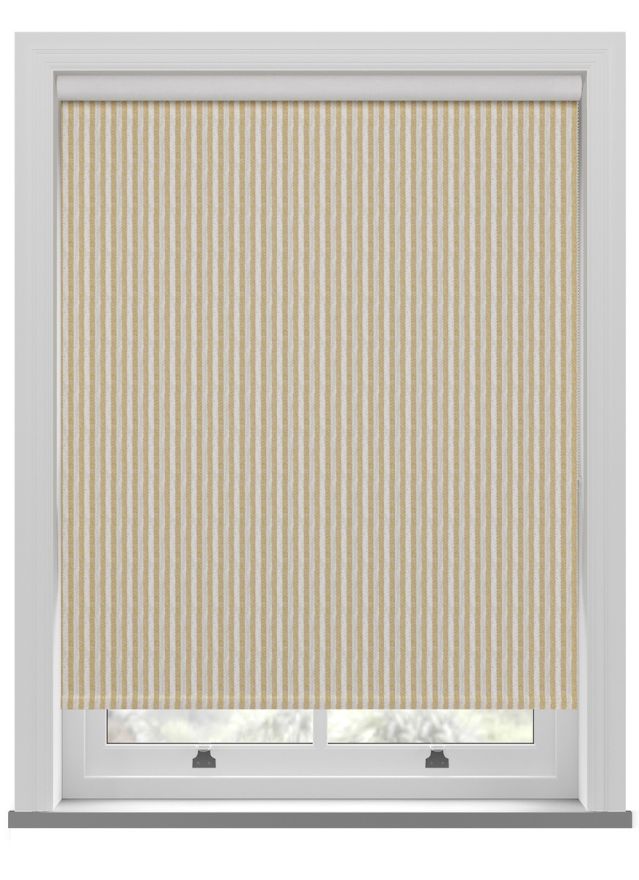 Emily Bond Oscar Stripe Gold Roller Blind