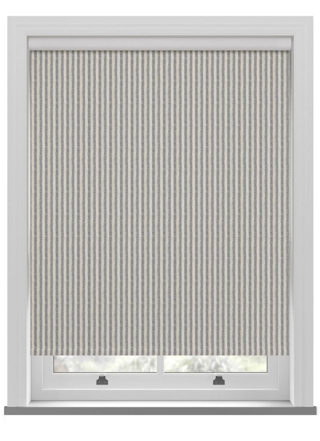 Emily Bond Oscar Stripe Indigo Roller Blind