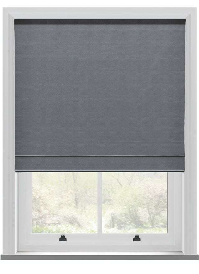 Koi Faux Silk Charcoal