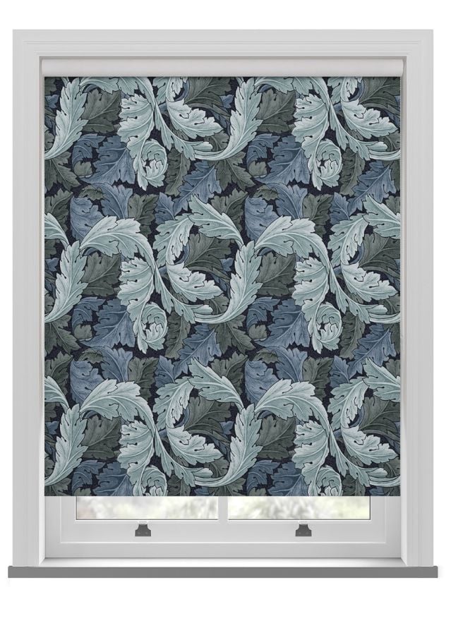 William Morris At Home Acanthus Indigo Roller Blind