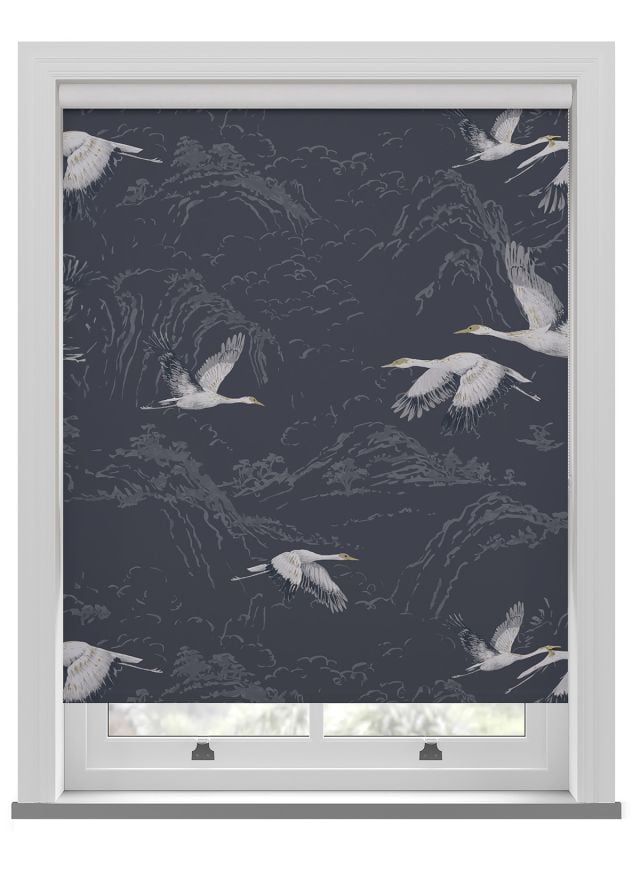 Laura Ashley Animalia Midnight Roller Blind