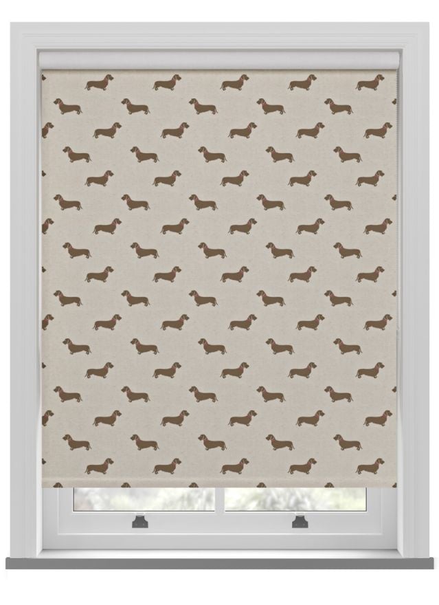 Emily Bond Basil Stone Roller Blind