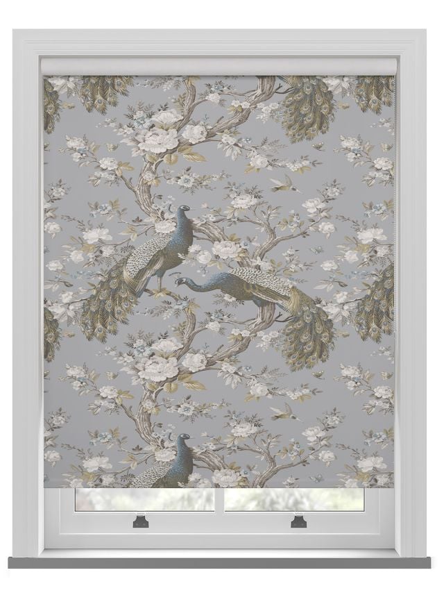 Laura Ashley Belvedere Chalk Blue Roller Blind