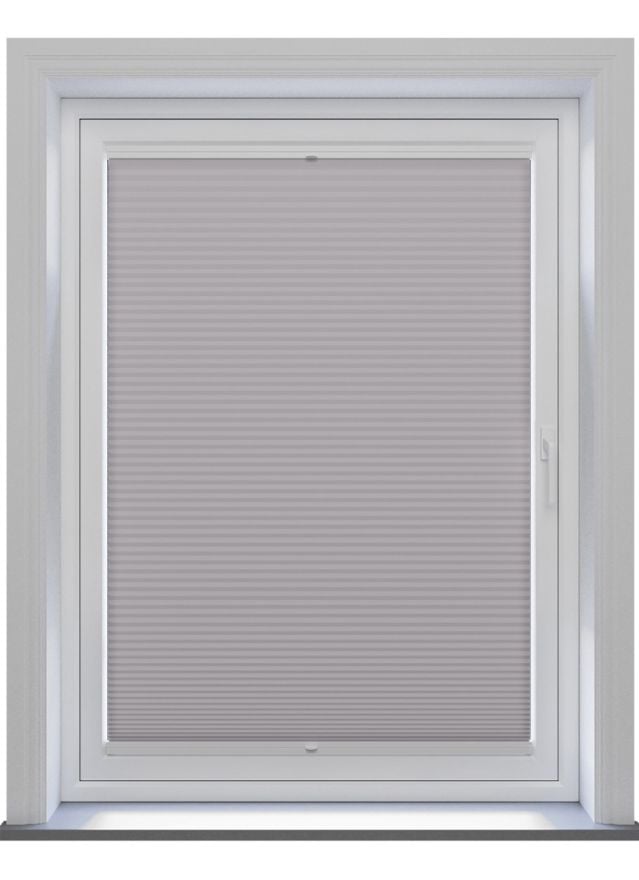 Pleated Dark Grey Stick Fit