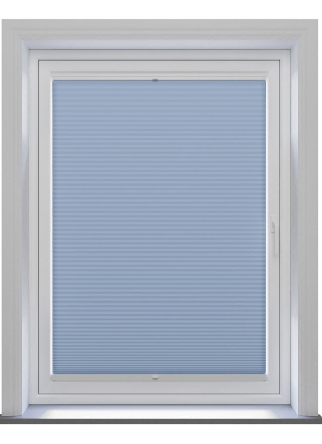 Pleated Blue Clic Fit