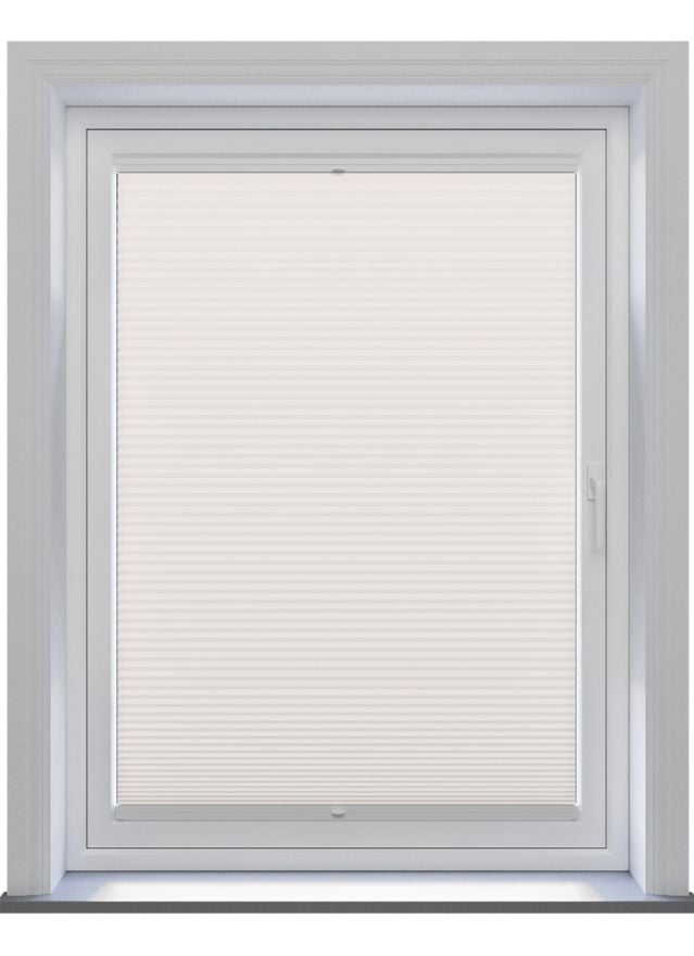 Pleated Light Grey Stick Fit