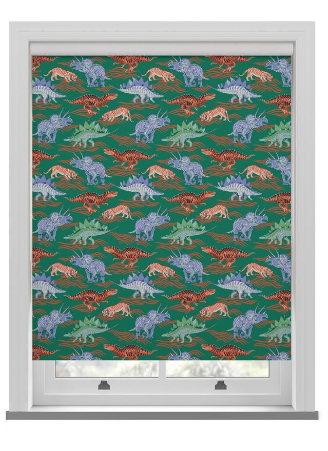 Cath Kidston Dinosaur Green Roller Blind