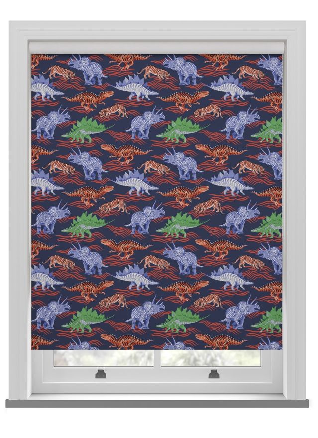 Cath Kidston Dinosaur Navy Roller Blind