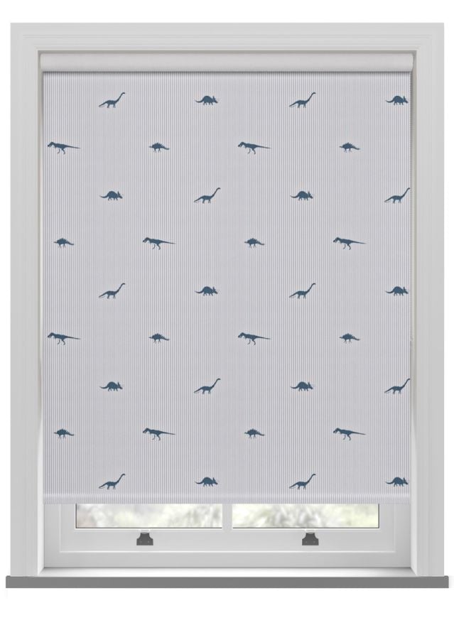 Sophie Allport Dinosaur Navy Roller Blind