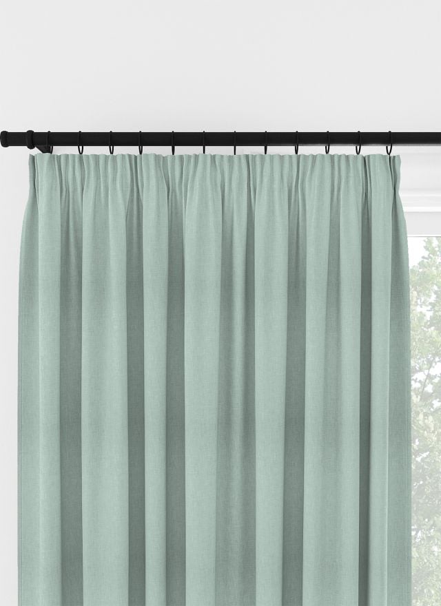 Laura Ashley Easton Duck Egg Pencil Pleat Curtain