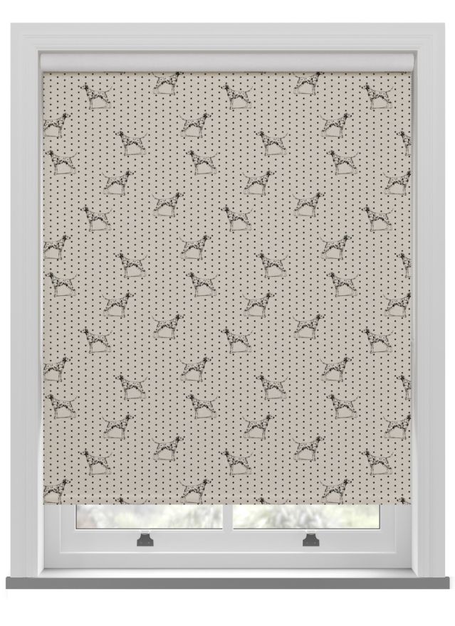 Emily Bond Fred Linen Roller Blind