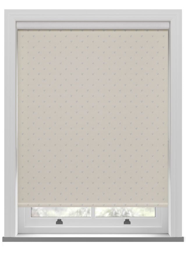 Sophie Allport Hearts Duckegg Roller Blind