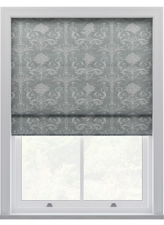 Laura Ashley Josette Woven Pale Seaspray Roman Blind