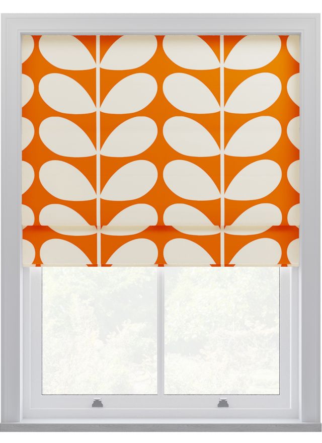 Orla Kiely Jumbo Solid Stem Tomato Roman Blinds