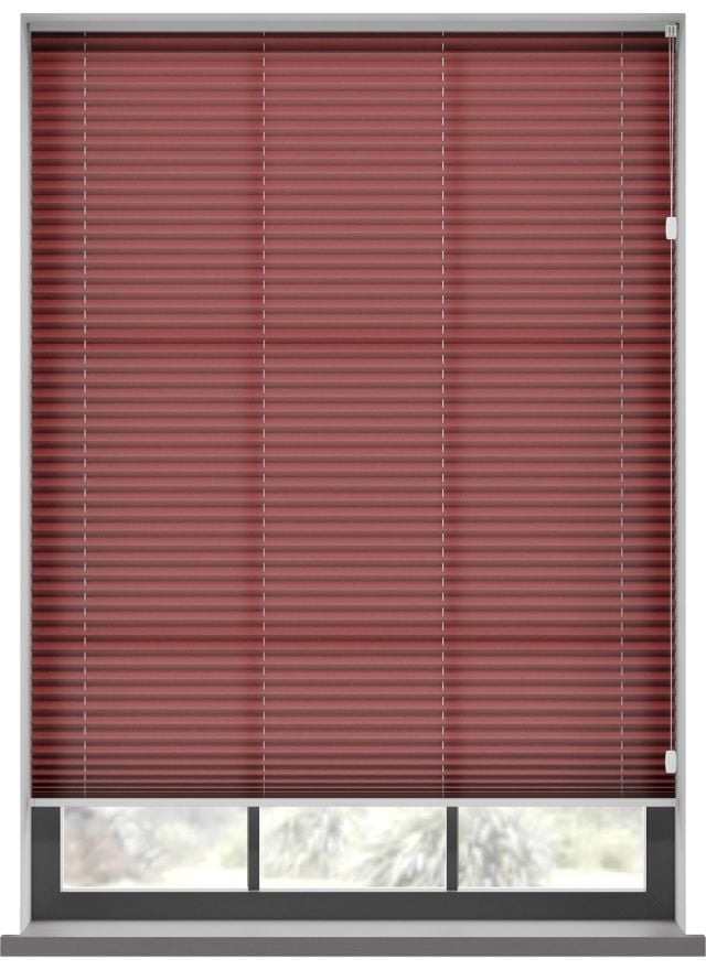 Kana Merlot Pleated Blind