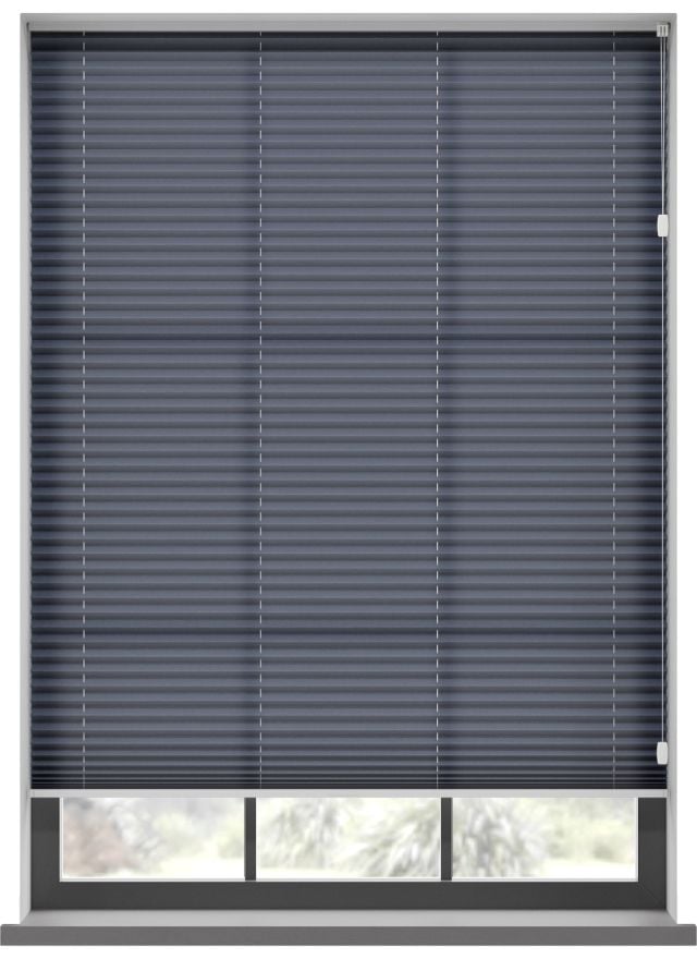 Kana Navy Blue Pleated Blind