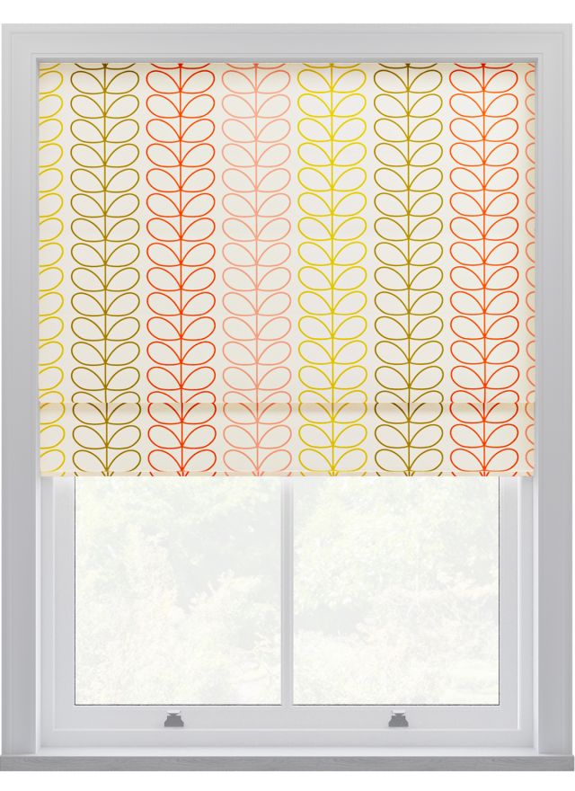 Orla Kiely Linear Stem Multi Roman Blinds