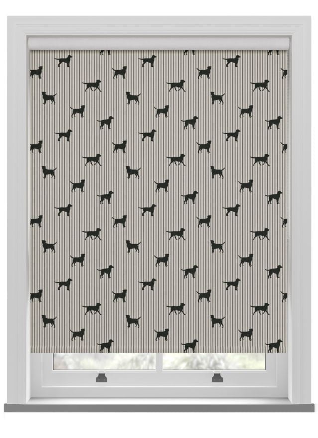 Emily Bond Marley Coal Roller Blind