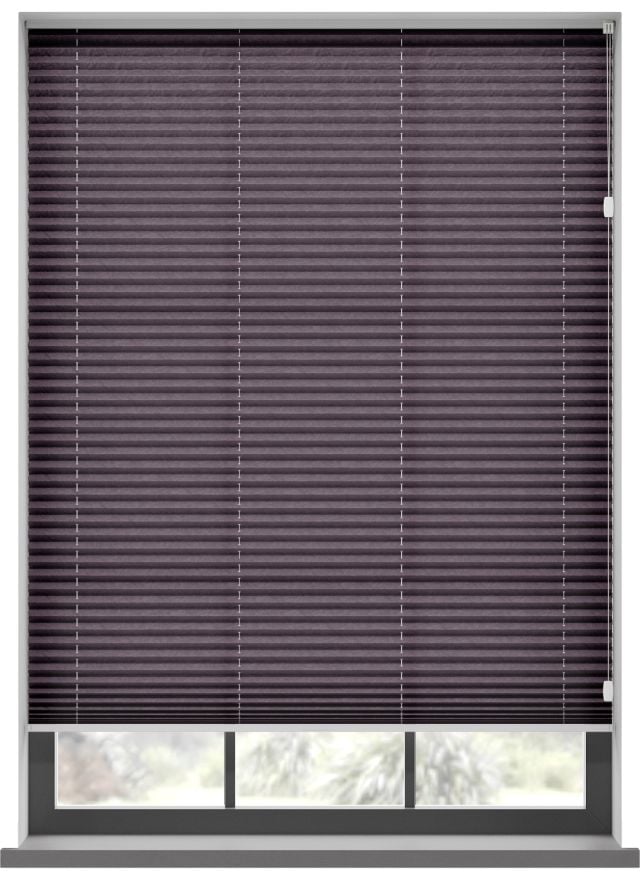 Mirabella Plum Pleated Blind