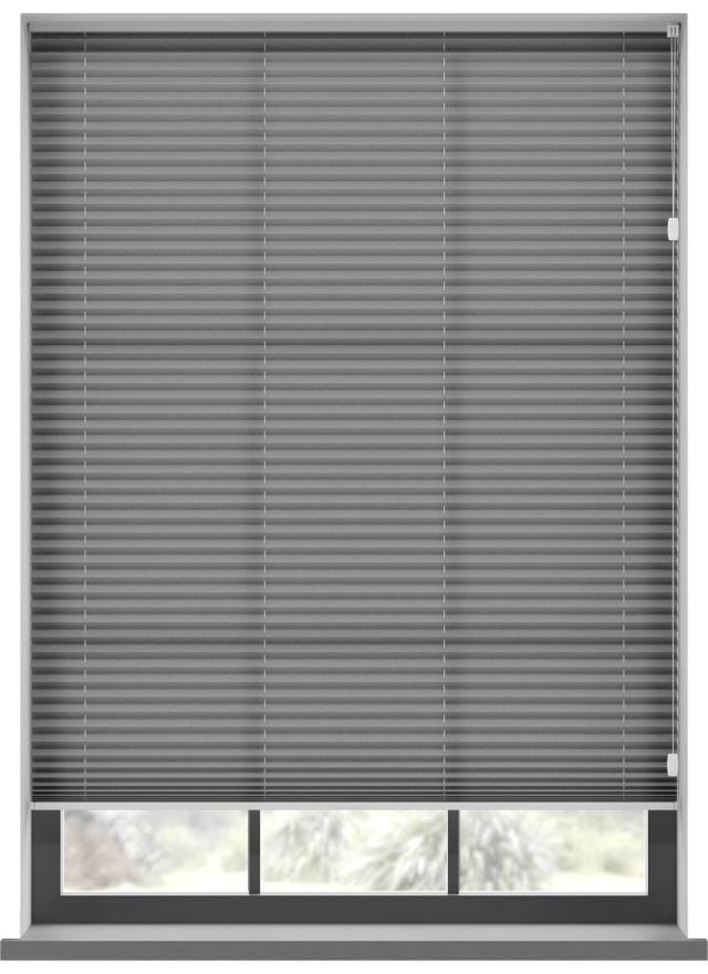 Nouveau Grey Mist Pleated Blind