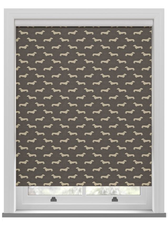 Emily Bond Peggy Smoke Roller Blind