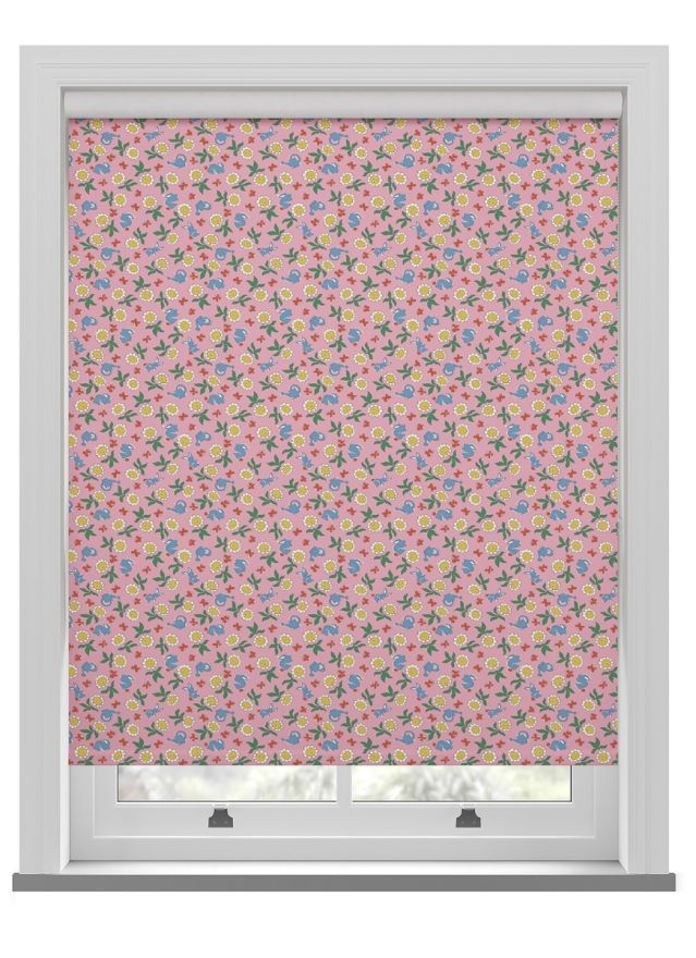 Cath Kidston Petal Flower Ditsy Pink Roller Blind