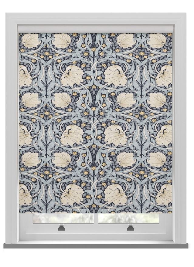 William Morris At Home Pimpernel Indigo Roller Blind