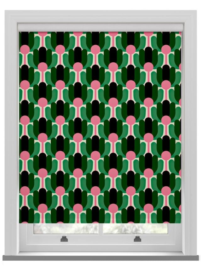 Orla Kiely Florida Jade Roller Blind