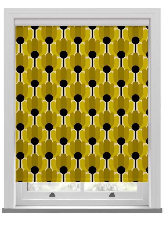 Orla Kiely Florida Yellow Roller Blind