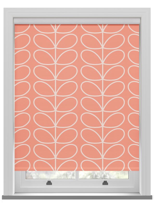 Orla Kiely Jumbo Linear Stem Bubblegum Roller Blind