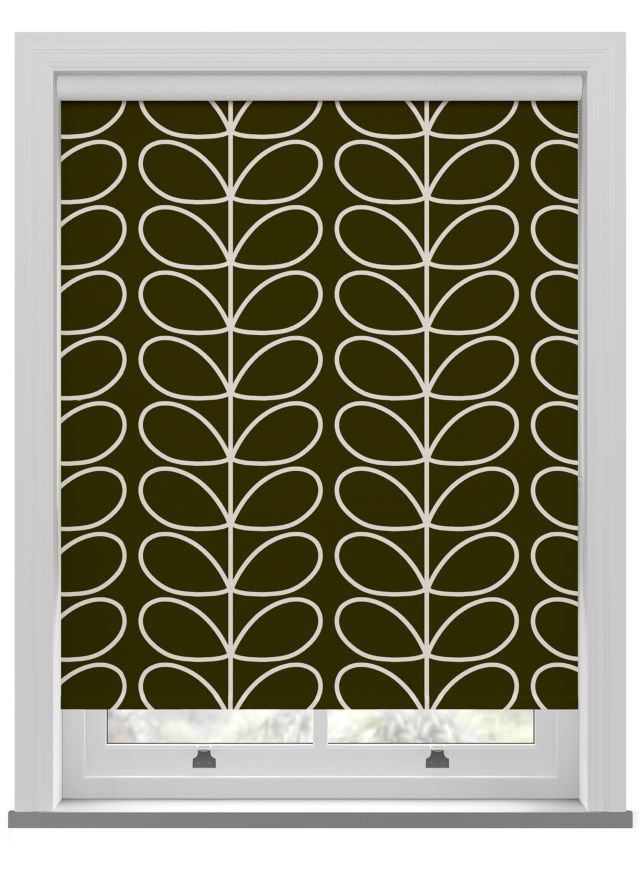 Orla Kiely Jumbo Linear Stem Kelp Roller Blind